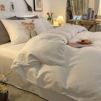 Duvet Cover – Cotton Plain – Pearl White