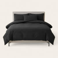 Duvet Cover – Cotton Plain – Ink Black