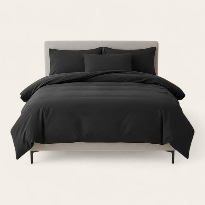 Duvet Cover – Cotton Plain – Ink Black