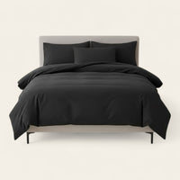 Duvet Cover – Cotton Plain – Ink Black
