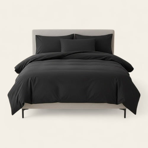 Duvet Cover – Cotton Plain – Ink Black