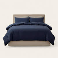 Duvet Cover – Cotton Plain – Midnight Navy