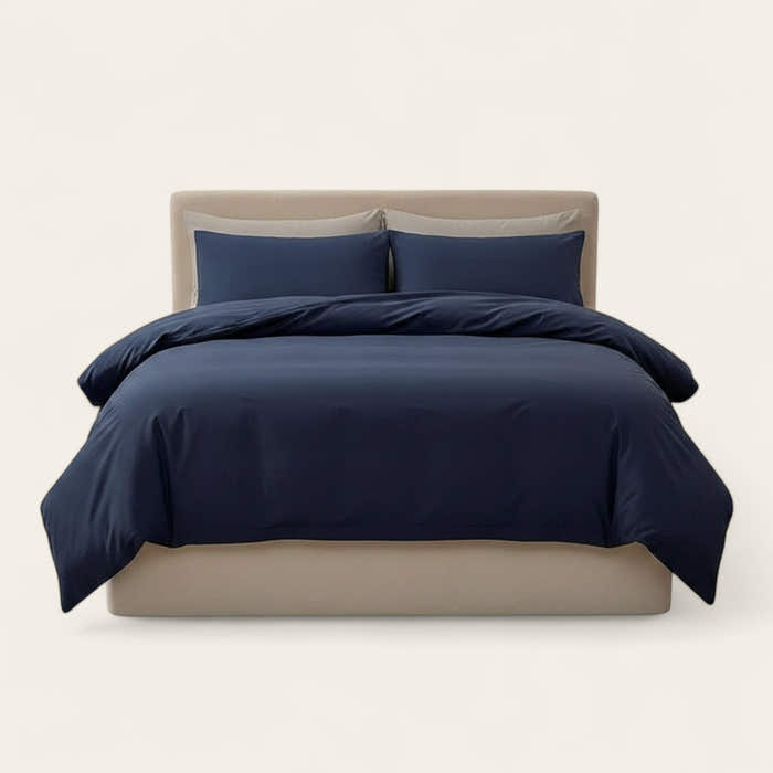 Duvet Cover – Cotton Plain – Midnight Navy