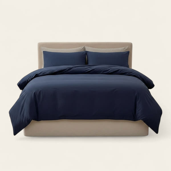 Duvet Cover – Cotton Plain – Midnight Navy