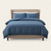 Duvet Cover – Cotton Plain – Stormy Blue