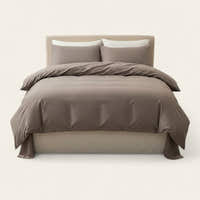 Duvet Cover – Cotton Plain – Warm Stone