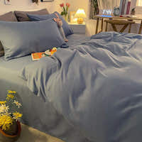 Duvet Cover – Cotton Plain – Lake Blue