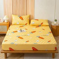 Fitted Sheet – Carrot Print – Honey