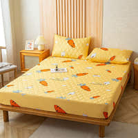 Fitted Sheet – Carrot Print – Honey
