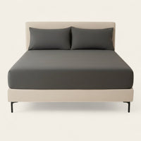 Fitted Sheet – Cotton Plain – Charcoal