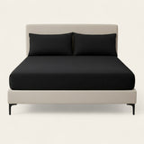 Fitted Sheet – Cotton Plain – Ink Black