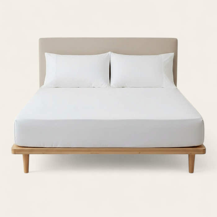 Fitted Sheet – Cotton Plain – Ivory Cream