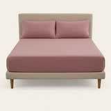 Fitted Sheet – Cotton Plain – Soft Blush