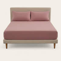 Fitted Sheet – Cotton Plain – Soft Blush