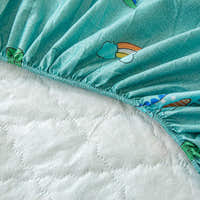Fitted Sheet – Dinosaur Print – Mint