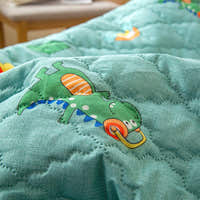 Fitted Sheet – Dinosaur Print – Mint