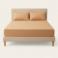 Fitted Sheet – Quilted – Caramel