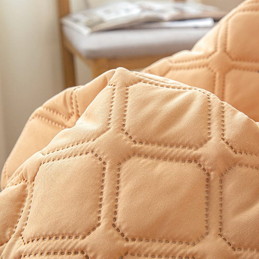 Fitted Sheet – Quilted – Caramel