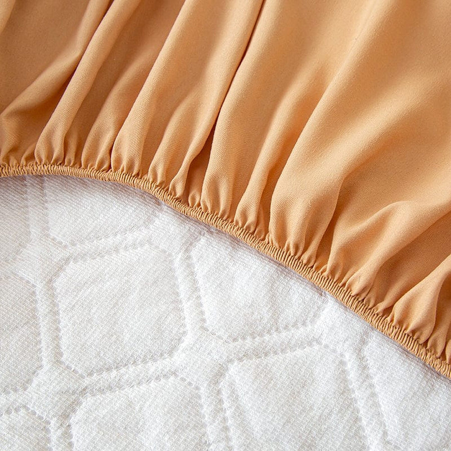Fitted Sheet – Quilted – Caramel