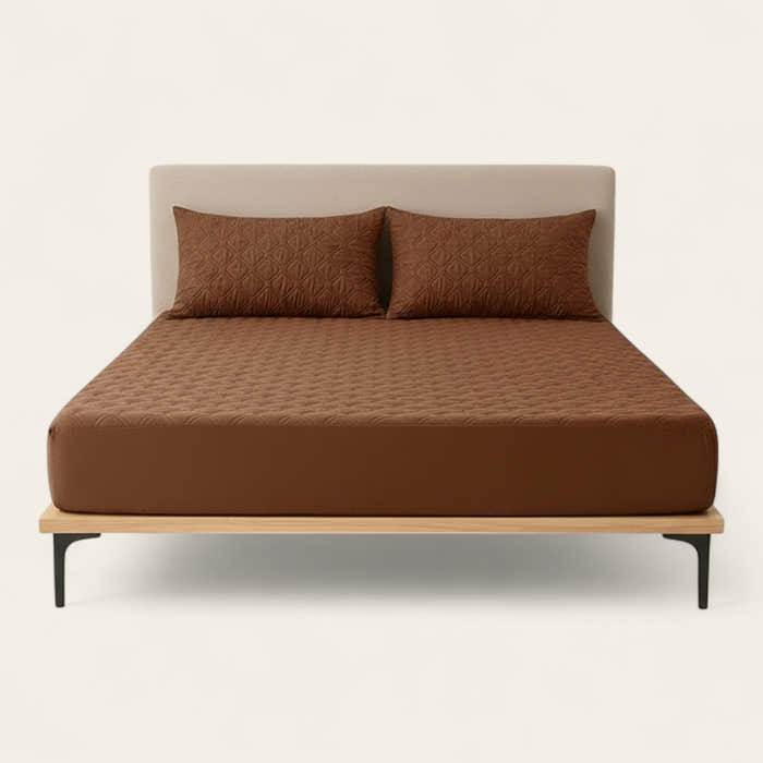 Fitted Sheet – Quilted – Espresso