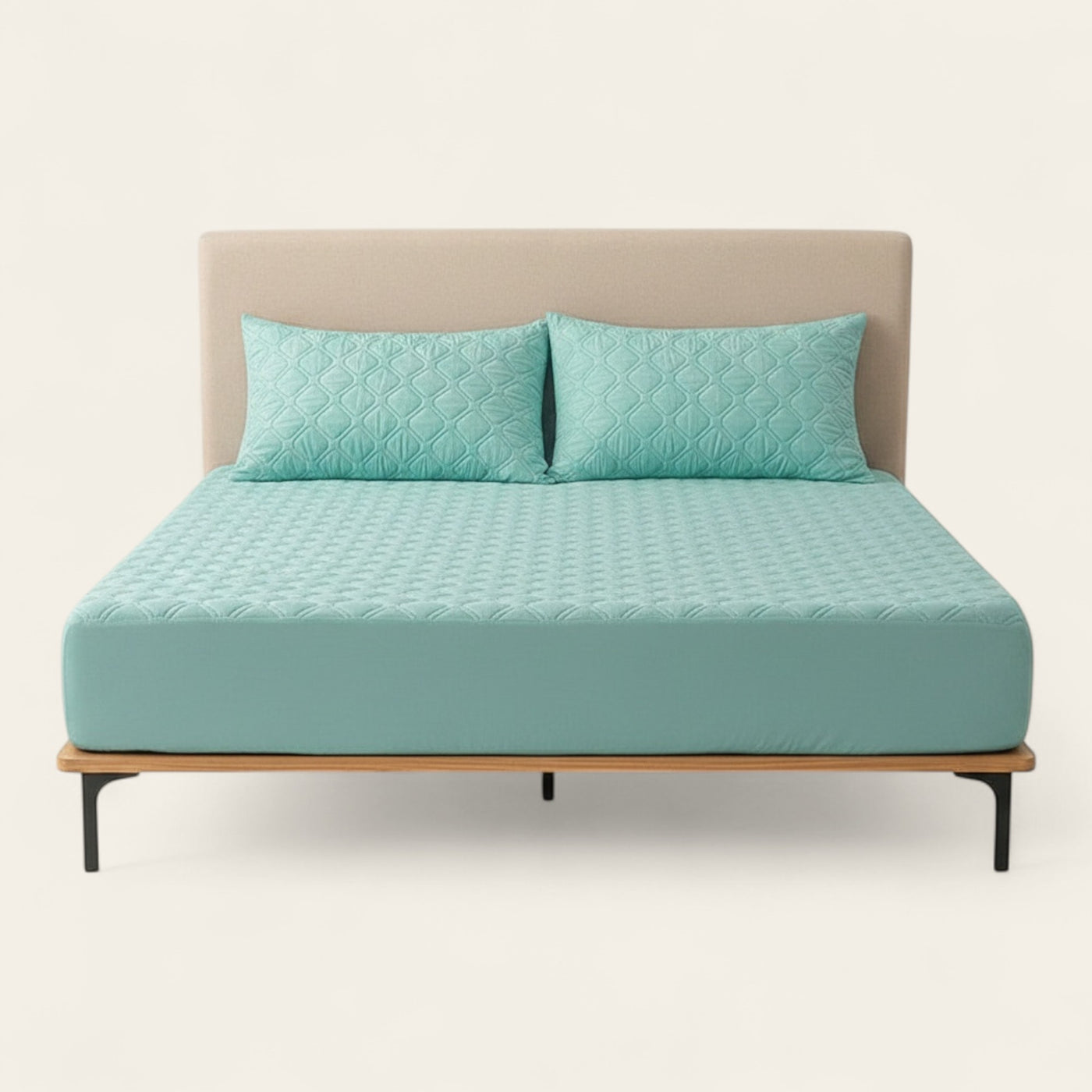 Fitted Sheet – Quilted – Mint