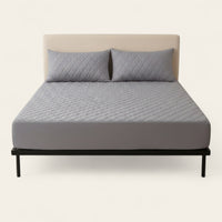 Fitted Sheet – Quilted – Pearl Grey