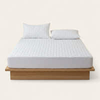 Fitted Sheet – Quilted – Pearl White