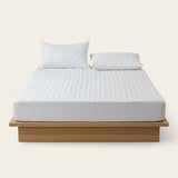Fitted Sheet – Quilted – Pearl White
