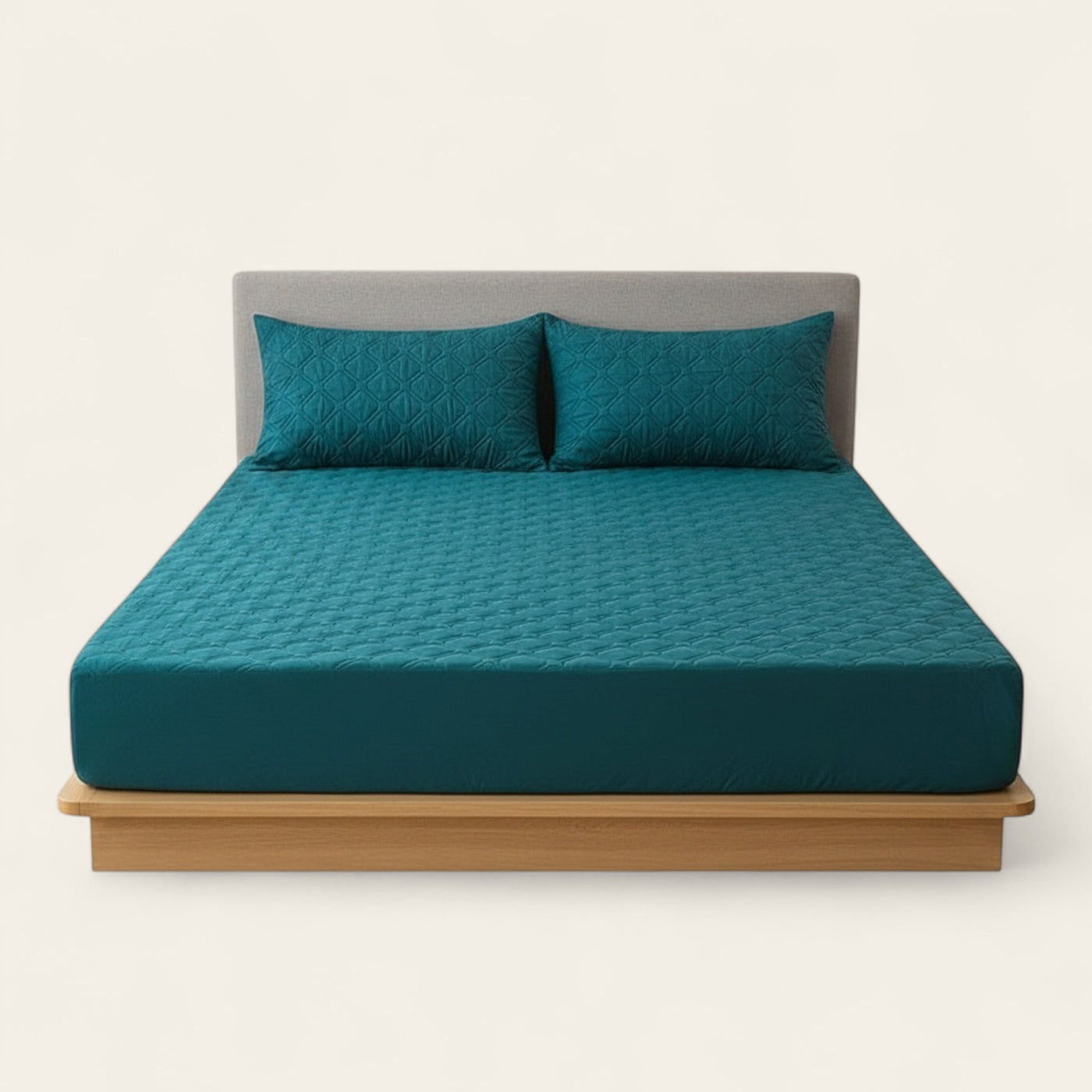 Fitted Sheet – Quilted – Teal
