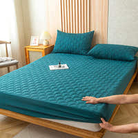 Fitted Sheet – Quilted – Teal