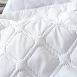 Fitted Sheet – Quilted – Pearl White