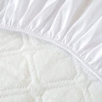 Fitted Sheet – Quilted – Pearl White