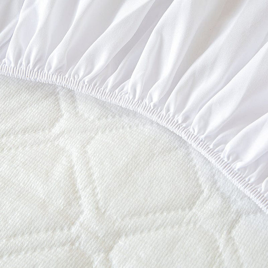 Fitted Sheet – Quilted – Pearl White