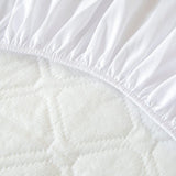 Fitted Sheet – Quilted – Pearl White