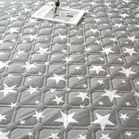 Fitted Sheet – Star Print – Charcoal
