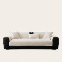 Non-Slip Sofa Cover – Chenille – Bouclé Sand
