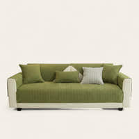 Non-Slip Sofa Cover – Chenille – Moss