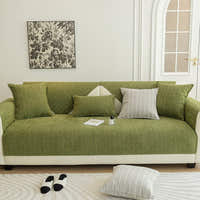 Non-Slip Sofa Cover – Chenille – Moss