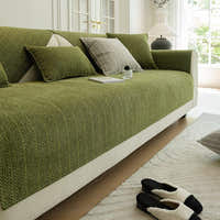 Non-Slip Sofa Cover – Chenille – Moss