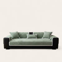 Non-Slip Sofa Cover – Chenille – Sage Mist