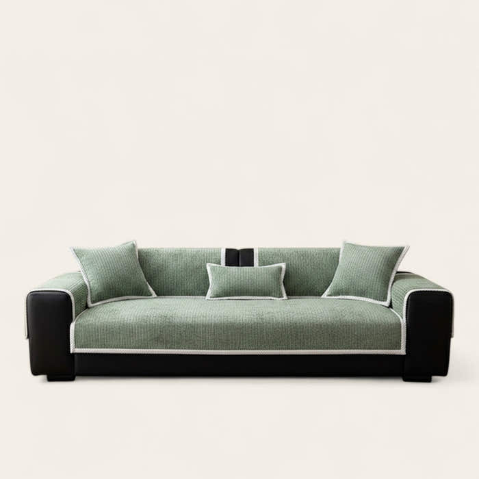 Non-Slip Sofa Cover – Chenille – Sage Mist