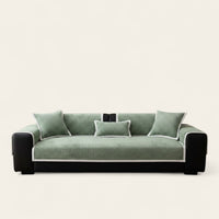 Non-Slip Sofa Cover – Chenille – Sage Mist
