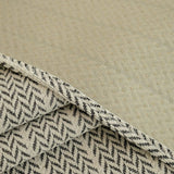 Non-Slip Sofa Cover – Fine Pinstripe – Bouclé Sand