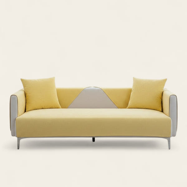 Non-Slip Sofa Cover – Plain Stretch – Honey
