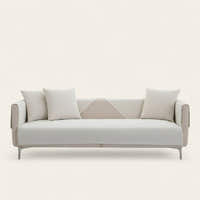 Non-Slip Sofa Cover – Plain Stretch – Ivory Cream