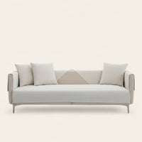 Non-Slip Sofa Cover – Plain Stretch – Ivory Cream