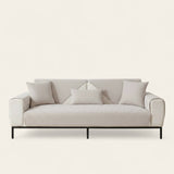 Non-Slip Sofa Cover – Plain Stretch – Pearl White