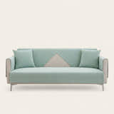 Non-Slip Sofa Cover – Plain Stretch – Sage Mist