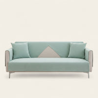 Non-Slip Sofa Cover – Plain Stretch – Sage Mist