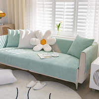 Non-Slip Sofa Cover – Plain Stretch – Sage Mist